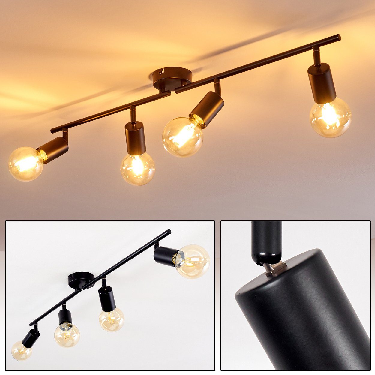 hofstein Deckenleuchte »Agnino« Deckenlampe aus Metall günstig online kaufen