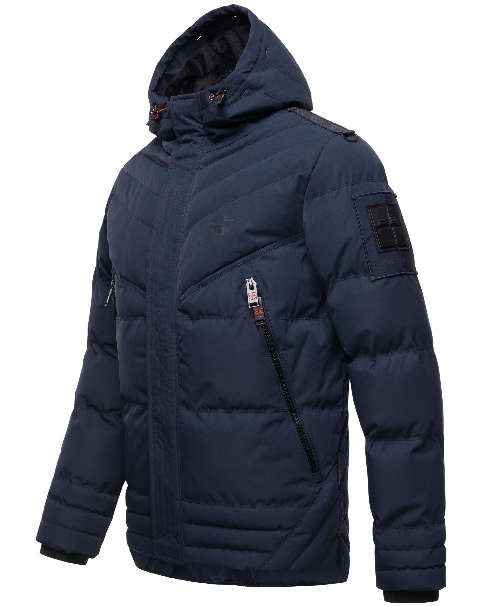 Stone Harbour Steppjacke Romaan gesteppte Winterjacke mit Kapuze