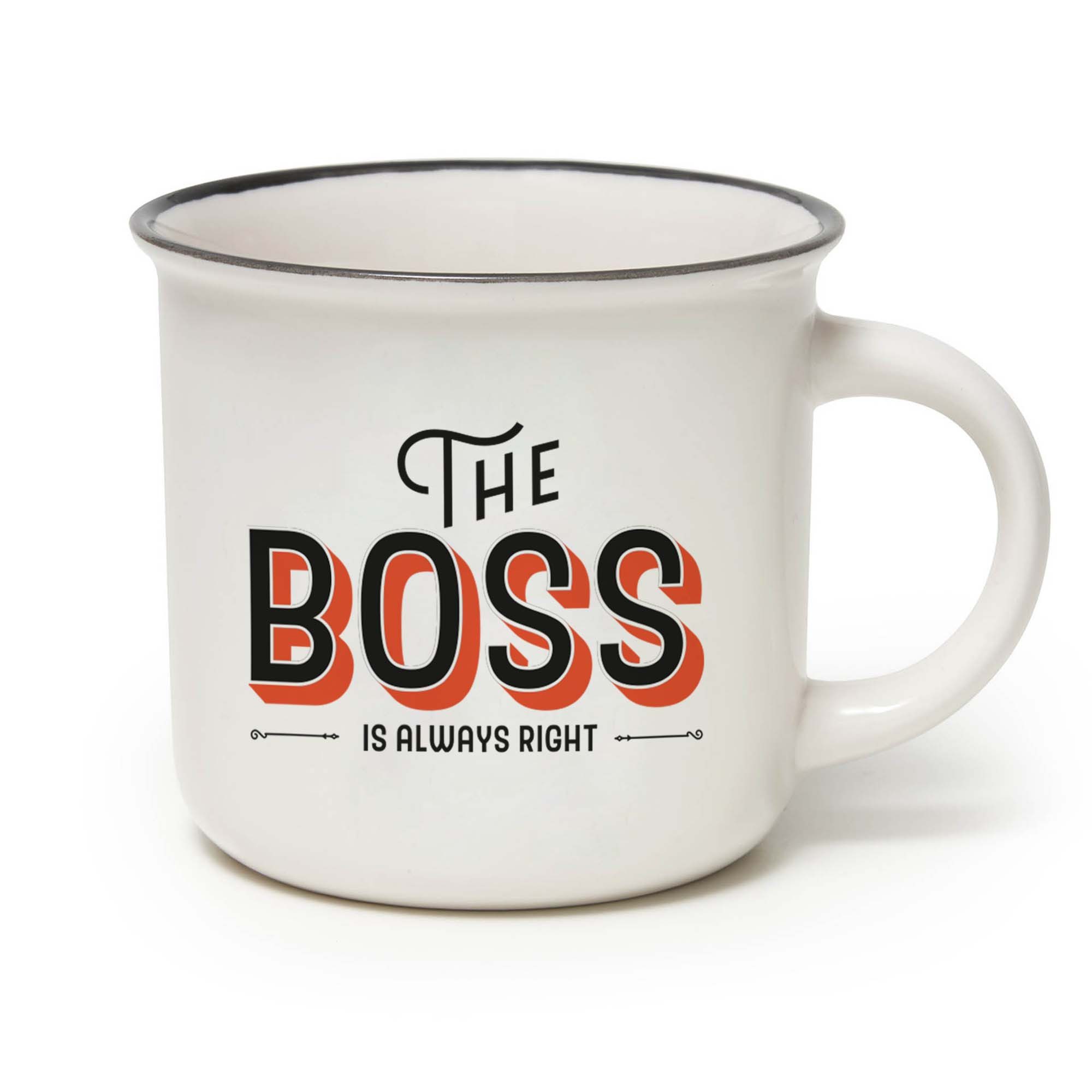 Legami Cappuccinotasse Legami Porzellantasse Trinkbecher Cu-Puccino Boss