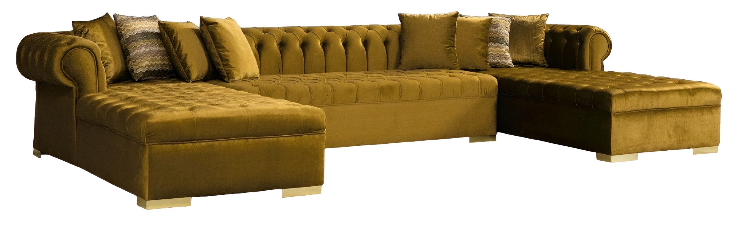 JVmoebel Chesterfield-Sofa Wohnlandschaft Ecksofa Couch Eckcouch Möbel SOFORT, Made in Europa