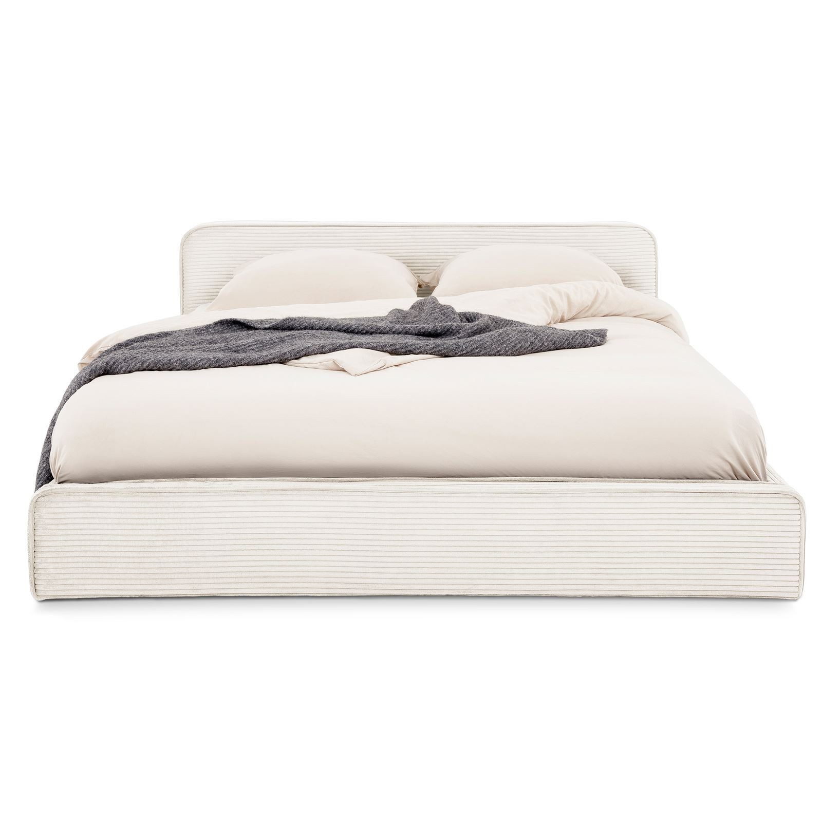 IDIMEX Polsterbett CURSIO, Doppelbett 140x200 cm mit Lattenrost in Cord-Opt günstig online kaufen