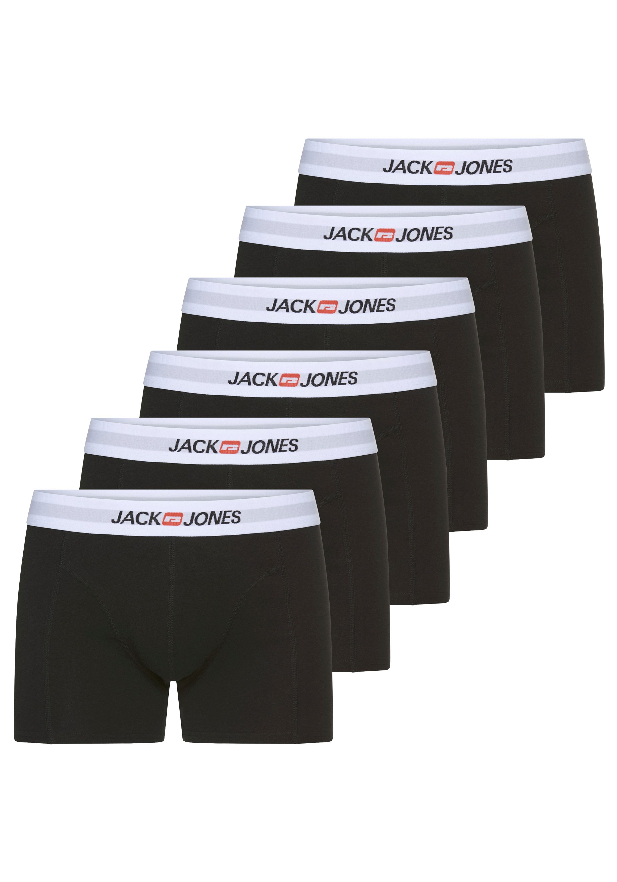 Jack & Jones Trunk JACOLD – Boxershorts mit farbigem Bund im 6er-Pack (Pack günstig online kaufen