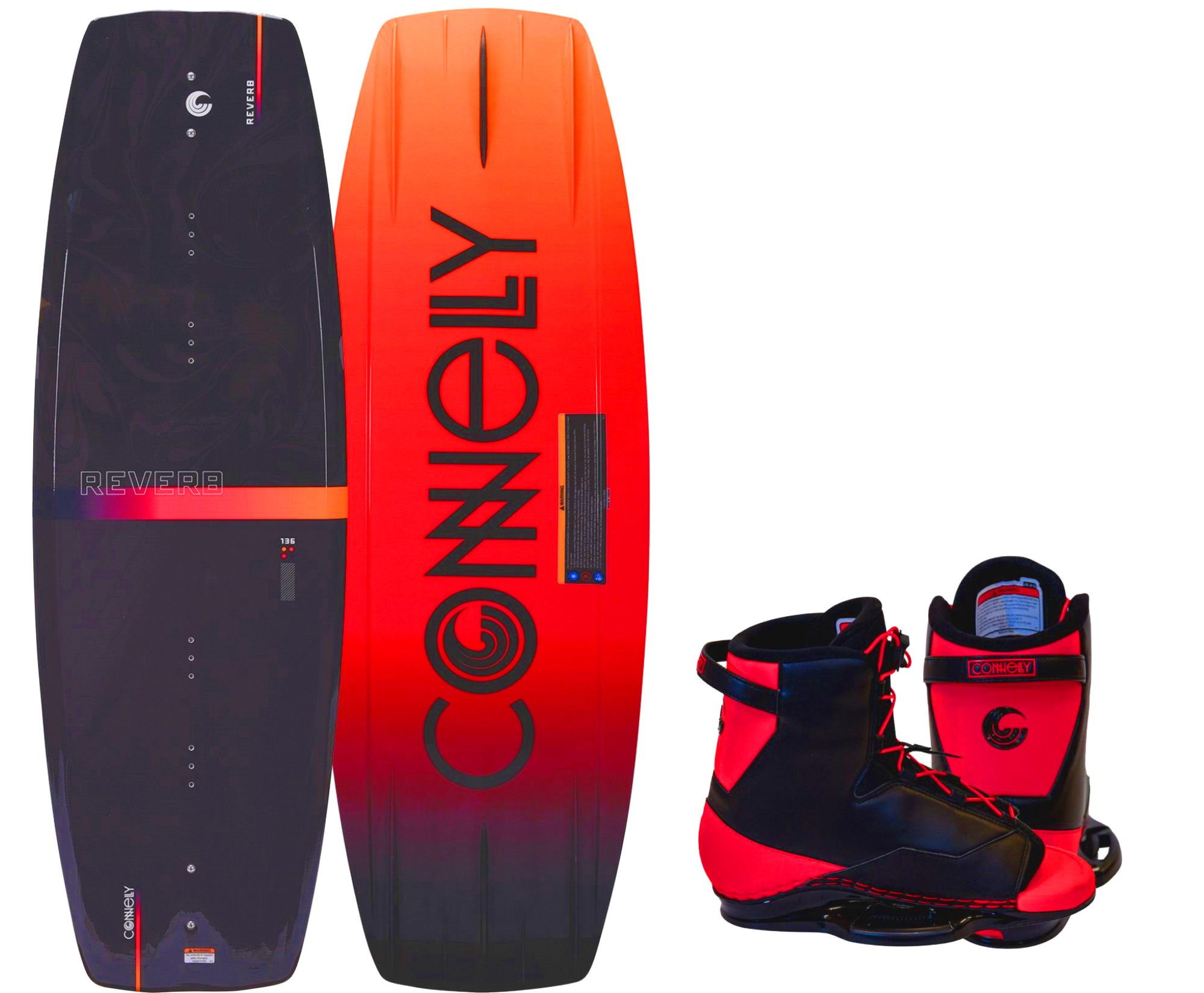 SUP-Board Connelly Reverb Wakeboard 136 + Empire Boots Wakeboard Set