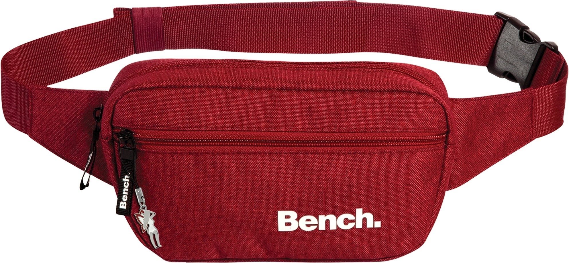 Bench. Gürteltasche Bench stylische Hip Bag (Gürteltasche), Damen, Jugend Gürteltasche aus Polyester in rot, ca. 23cm Breite Weinrot