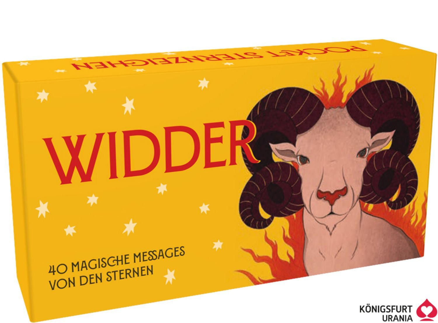 Sternzeichen Widder 40 Karten in Magnetschachtel / Ginny Chiara Viola