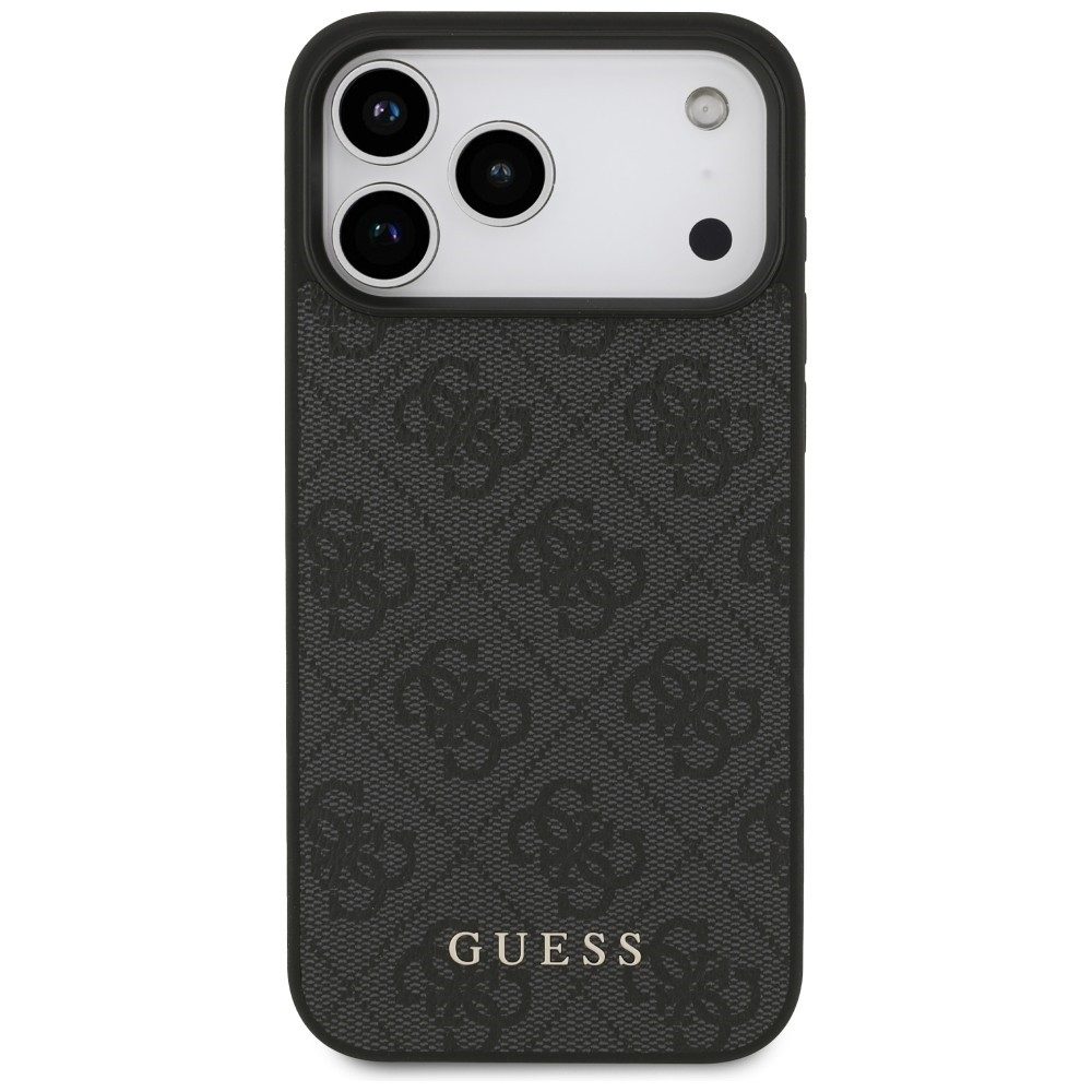 Guess Handyhülle Classic iPhone 18 Pro Max Schutzhülle Case Kunstleder Logo Metall 6,9 Zoll, Kantenschutz – Bild 3 von 5