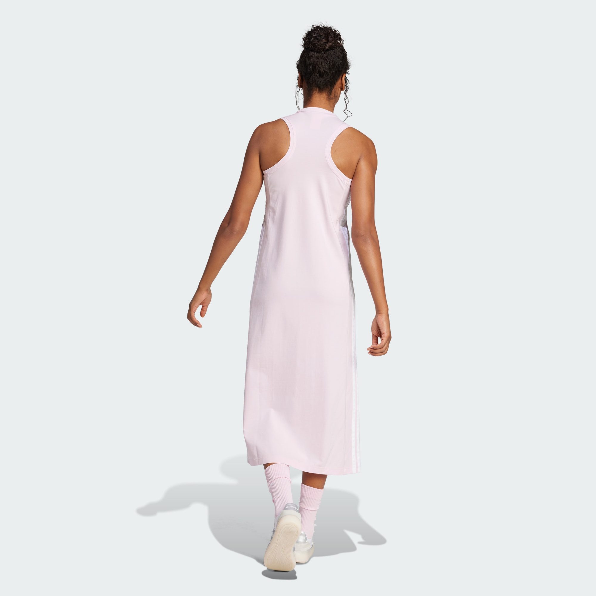 adidas Sportswear Maxikleid ESSENTIALS 3-STREIFEN LONG günstig online kaufen