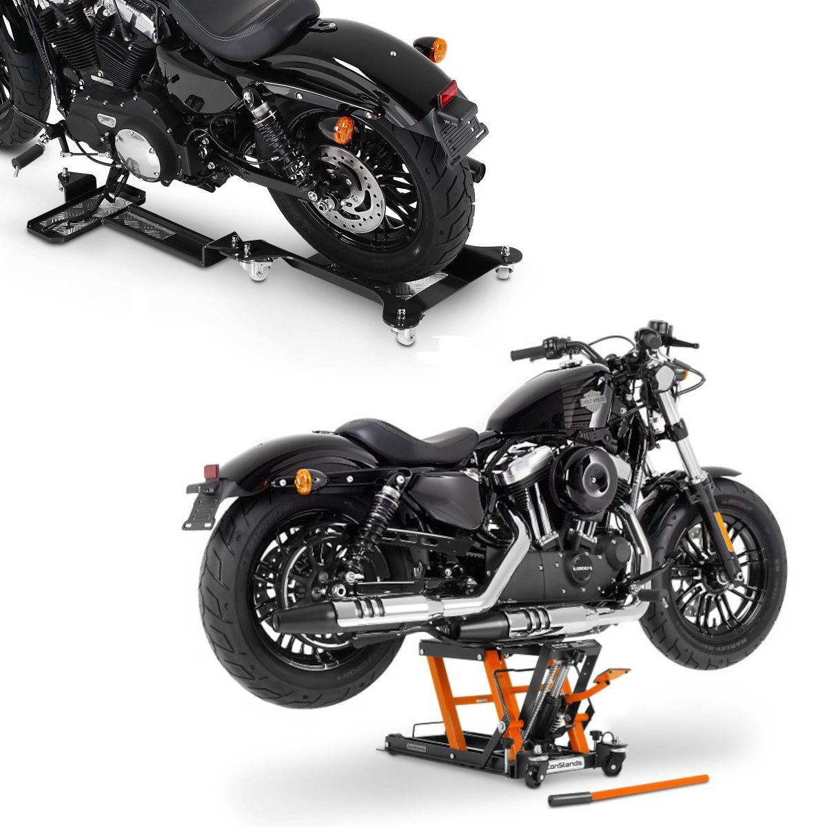 ConStands Motorradheber Set Rangierhilfe + Hebebühne S4 CB39662