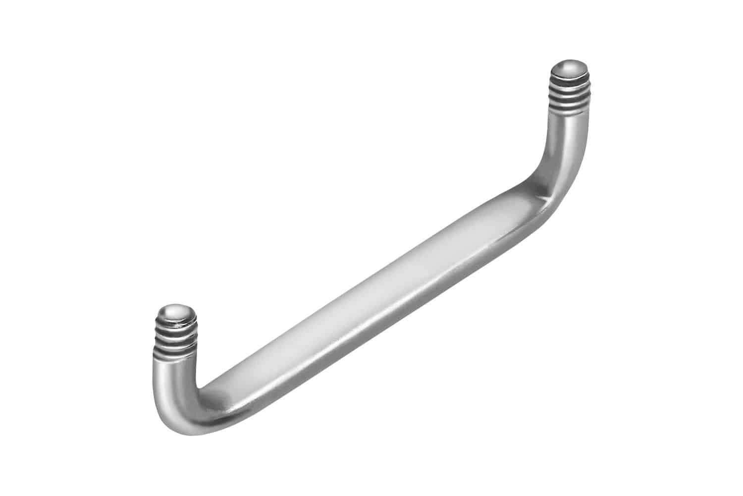 PIERCINGLINE Piercing-Implantat Titan Surface Barbell FLACH (90 Grad) ohne Kugeln (Surface Barbells, 1-tlg)