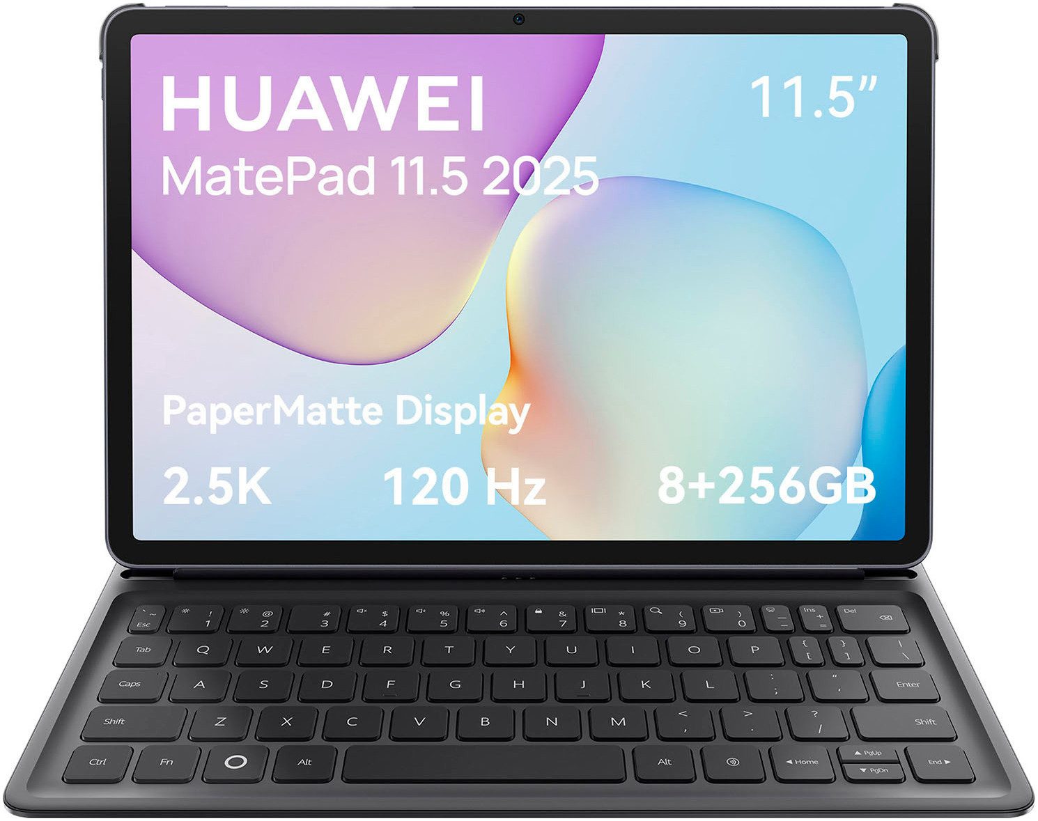 Huawei MatePad 11,5" 2025, PaperMatte Display, 8G+256G, inkl. Black Keyboard Tablet (11,5", 256 GB, HarmonyOS, PaperMatte Display, 10.100 mAh Akku, inkl. Black Keyboard)