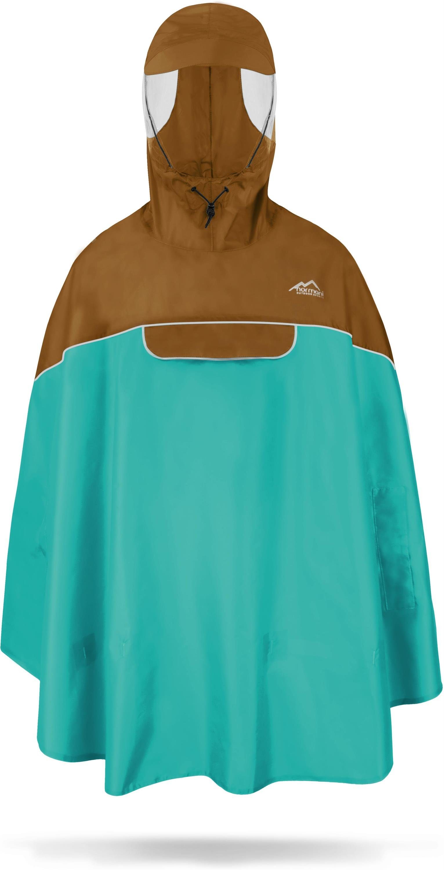 normani Regenponcho Regenponcho Sohra Wasserdichter Fahrradponcho mit Kapuz günstig online kaufen