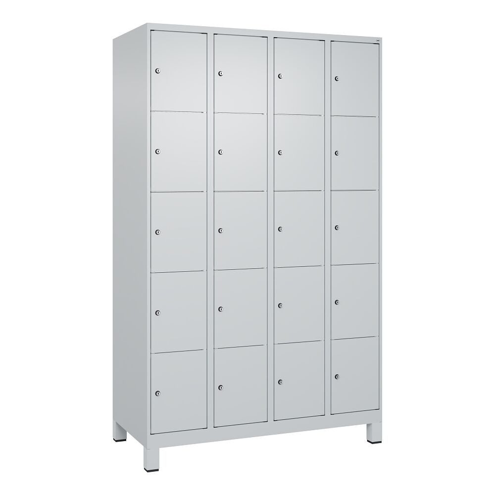 C+P Garderobenschrank Fächerschrank Classic Plus, 5 Fächer übereinander, Abteilbreite 30 ... Geeignet für Kindergärten, Schulen und Vereine