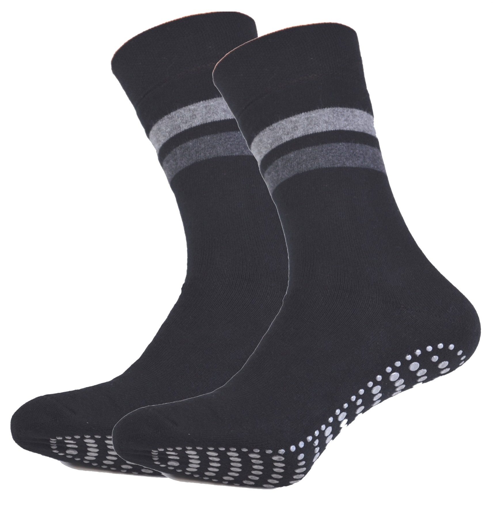 Cocain underwear ABS-Socken 4 Paar warme Anti Rutsch Socken ABS Stoppersocken Noppen Haussocken (4-Paar) ohne einschneidendes Bündchen