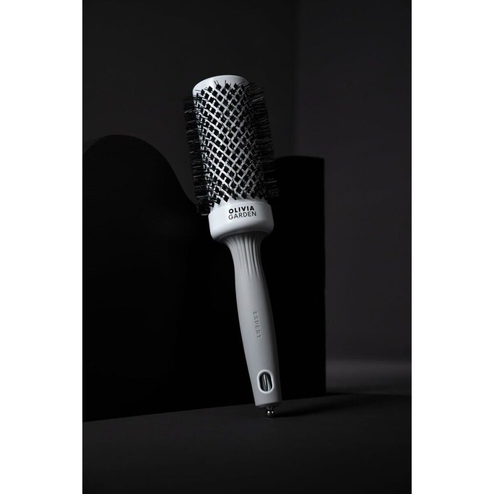 OLIVIA GARDEN Haarbürste EXPERT BLOWOUT SHINE blanco y gris #80 mm 1 u