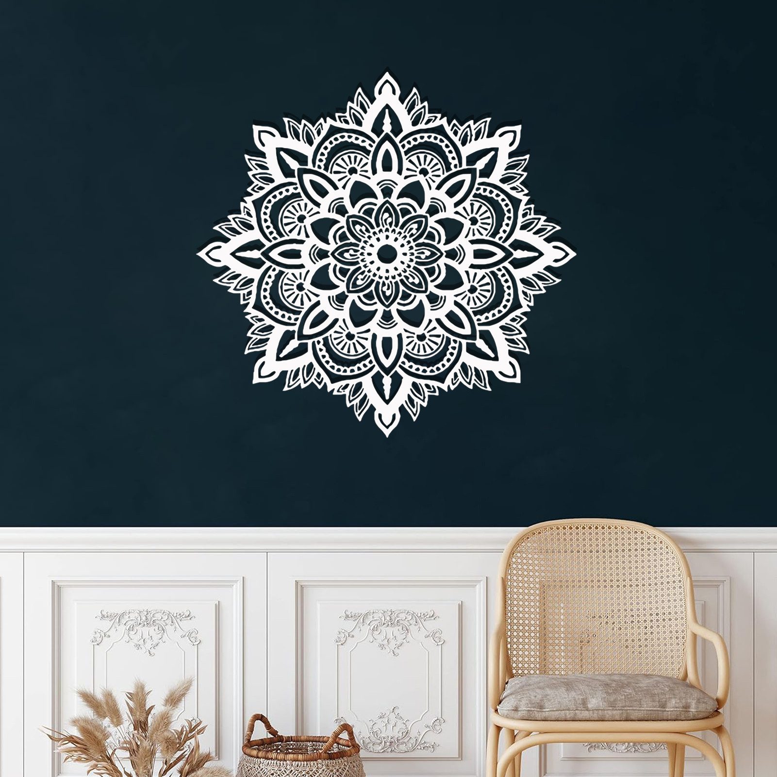 Jumpeak Wanddekoobjekt Mandala-Formige Wanddekorationen, Geschichtete Muste günstig online kaufen