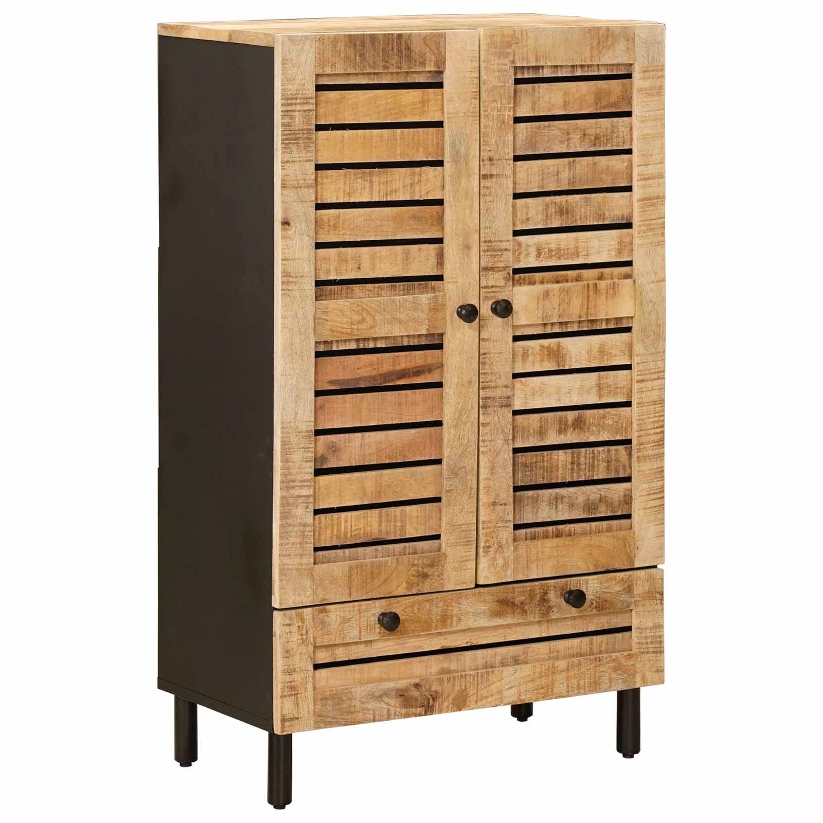 vidaXL Schranksystem Stauraumschränke Natur 60 x 33 x 100 cm Massivholz (1-St)
