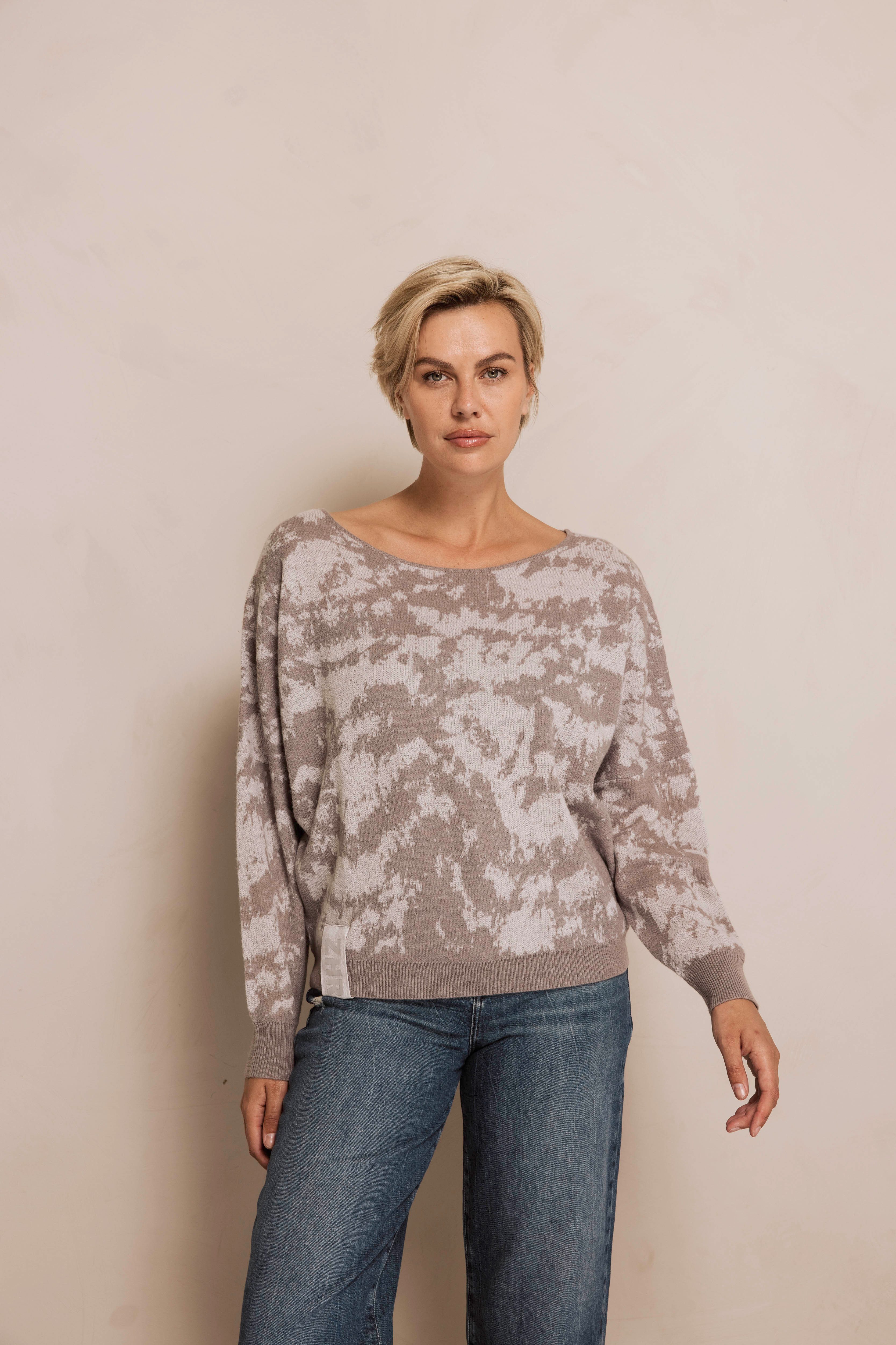 Zhrill Strickpullover ZHTALIA CAMO mit grafischem günstig online kaufen