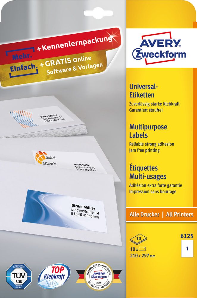 Avery Zweckform Etiketten