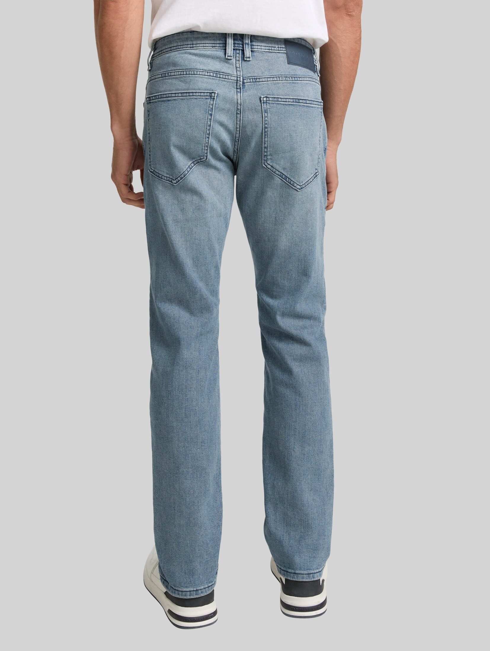 TOM TAILOR Straight-Jeans Jeanshosen TTMARVIN STRAIGHT Jeans mit Stretch – Bild 4 von 5