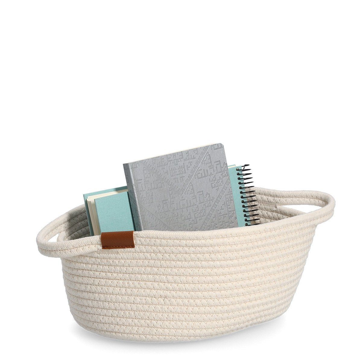 Zeller Present Aufbewahrungskorb, Baumwolle/Polyester, natur, ca. 29 x 21 x günstig online kaufen