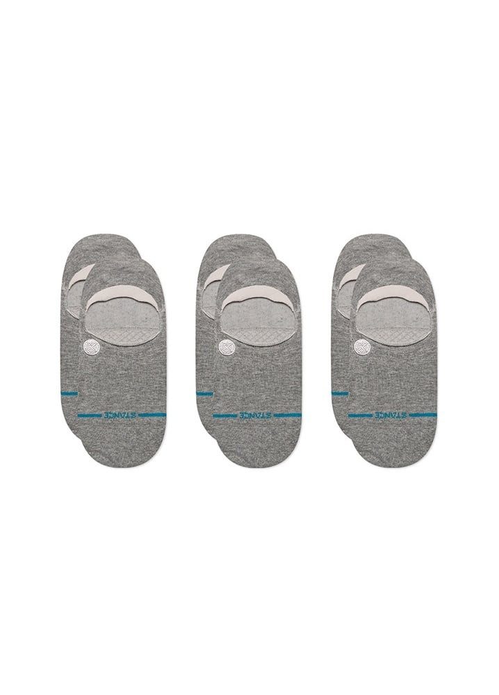 Stance Socken Tagessocke Füsslinge No Show Icon grau - 3 Paar günstig online kaufen