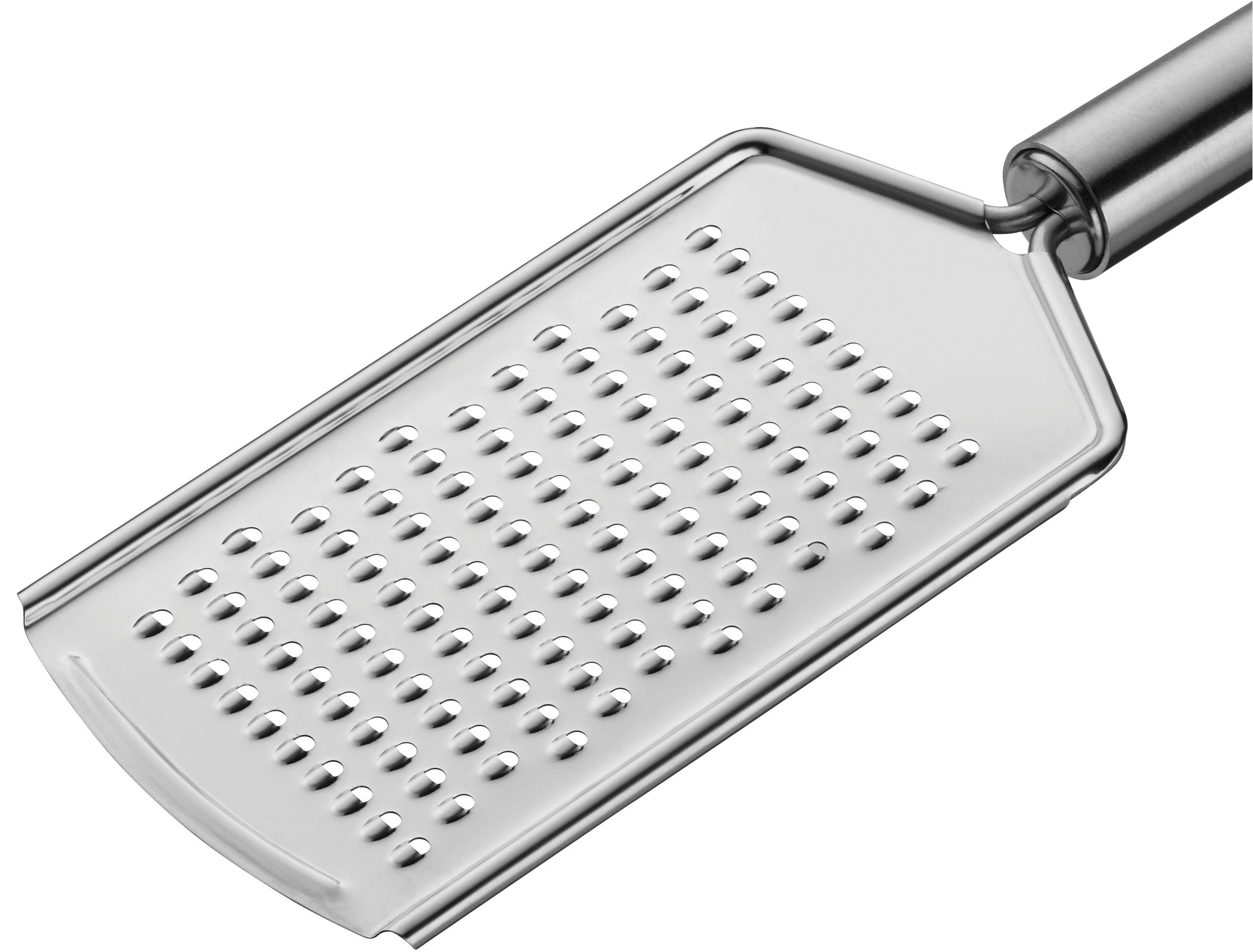 WMF Käsereibe Profi Plus, Cromargan® Edelstahl Rostfrei 18/10, (1-St), langanhaltend scharf, Cromargan Edelstahl rostfrei, spülmaschinenfest