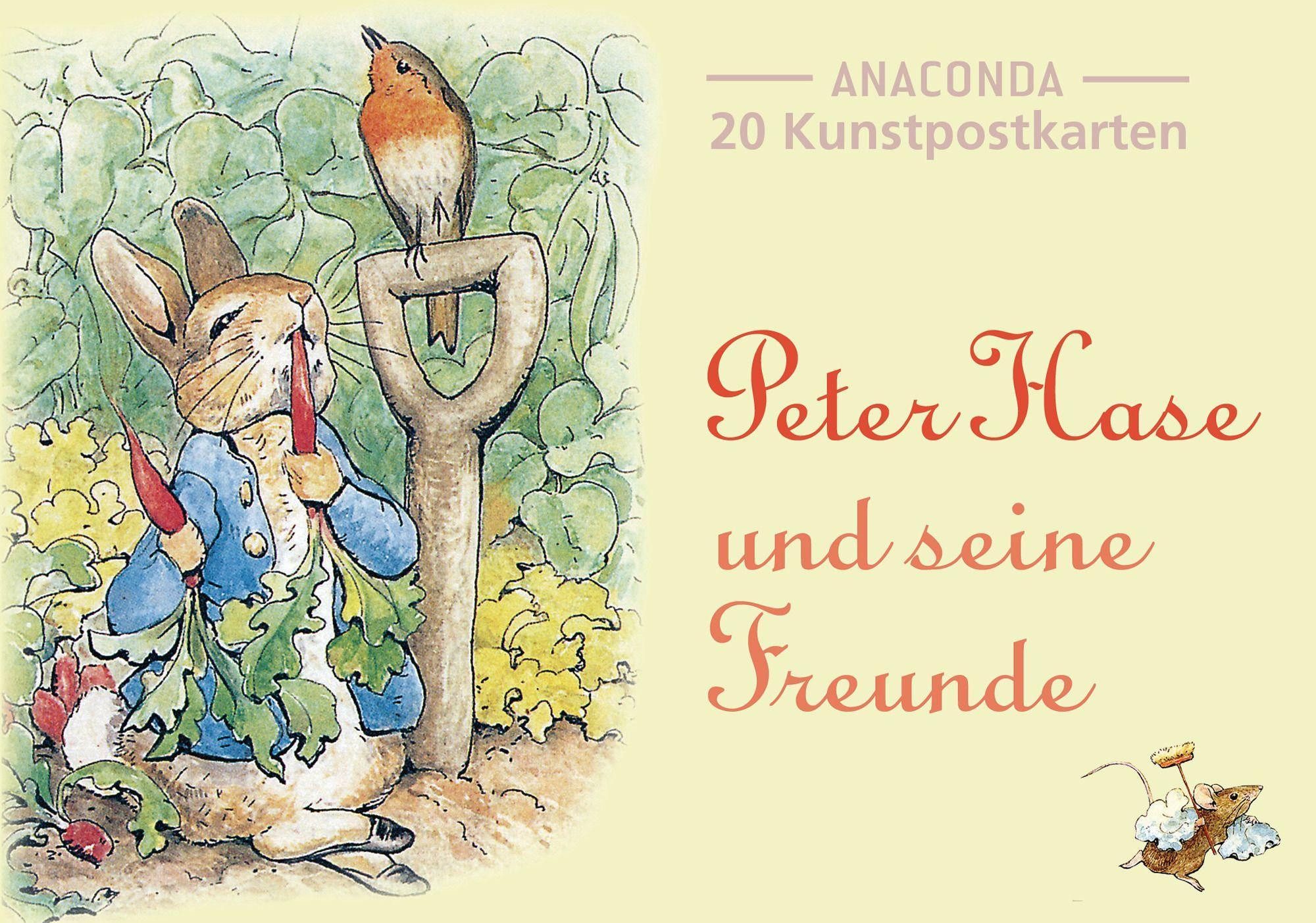 Anaconda Verlag Grußkarten Postkarten-Set Peter Hase