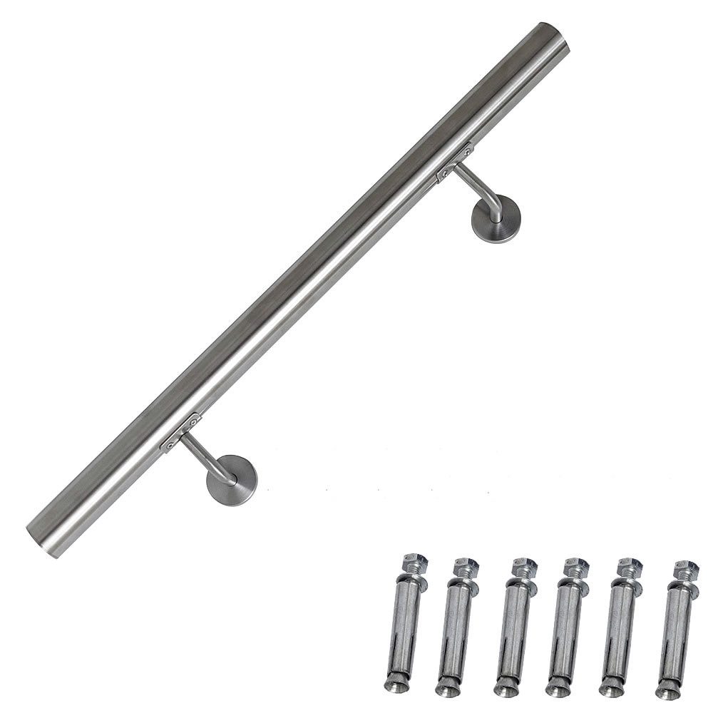 Mucola Handlauf Edelstahl Handlauf Wandhandlauf Wand Geländer Treppengeländ günstig online kaufen