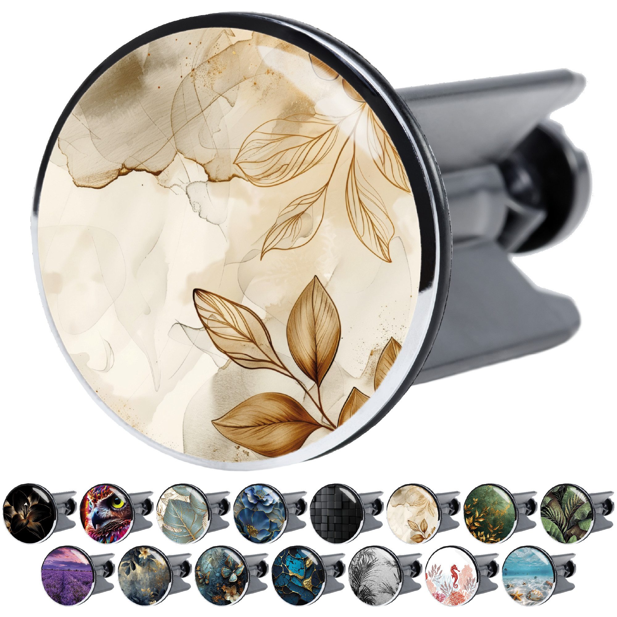 Sanilo Waschbeckenstöpsel mit Motiven, viele schöne Stöpsel für das Waschbecken zur Auswahl, Ø 4 cm, hochwertig, universell, 100% wasserdicht