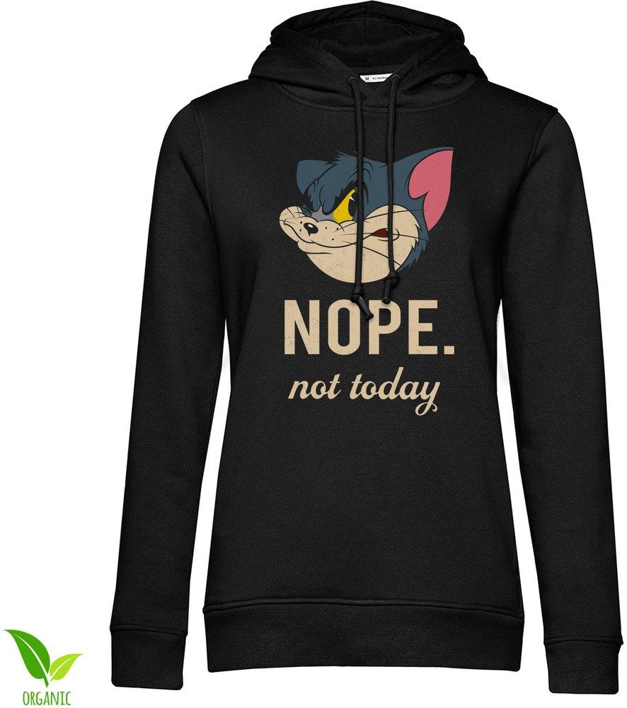 Tom & Jerry Hoodie Tom & Jerry - Nope Not Today Girly Hoodie