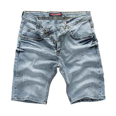 Rock Creek Jeansshorts Herren Shorts Denim Hellblau RC-2136