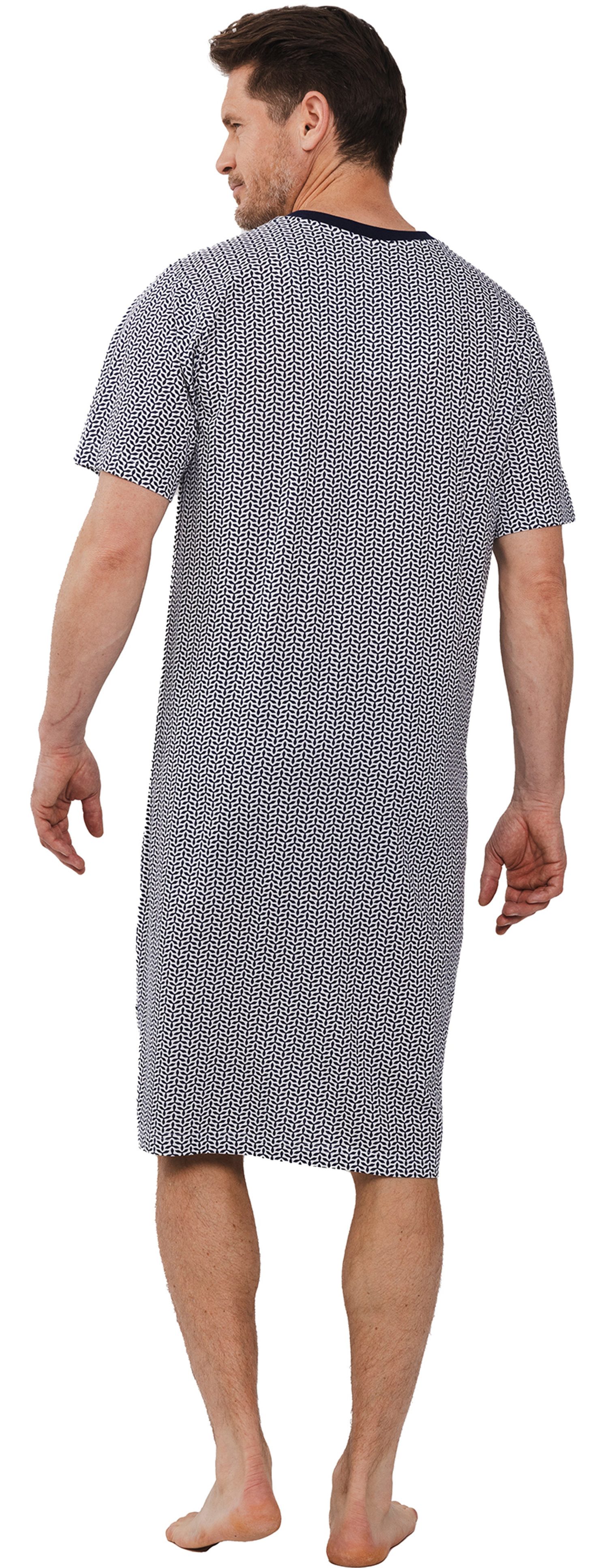 Pastunette Nachthemd Herren Schlafshirt mit kurzem Arm (1-tlg) Modisches De günstig online kaufen