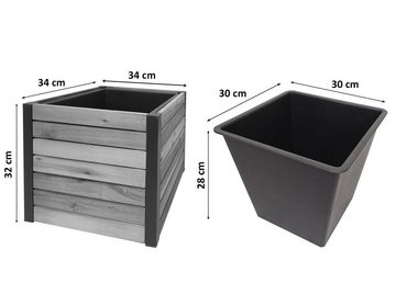 MCW Blumenkasten MCW-L23, Outdoor geeignet