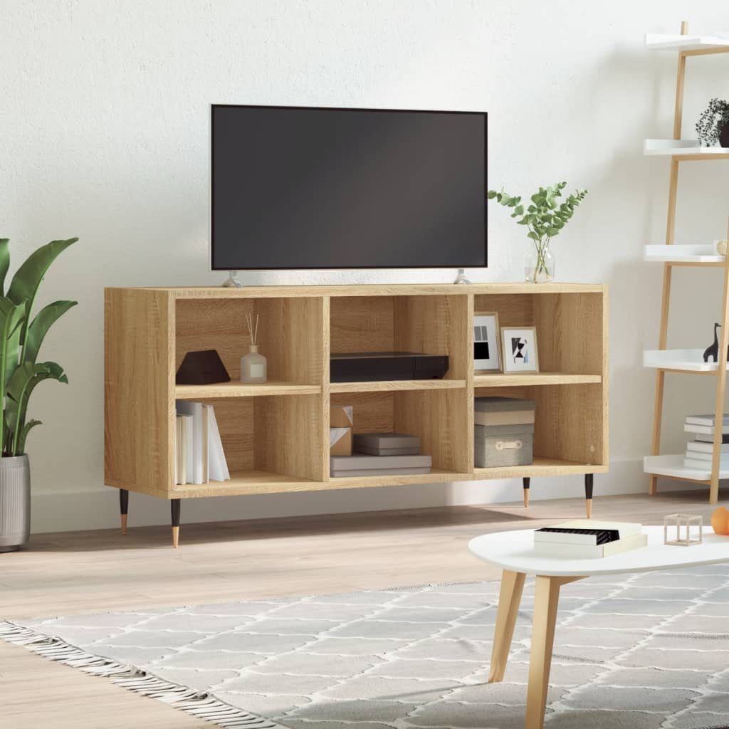 Holzwerkstoff TV-Schrank furnicato 103,5x30x50 Sonoma-Eiche cm