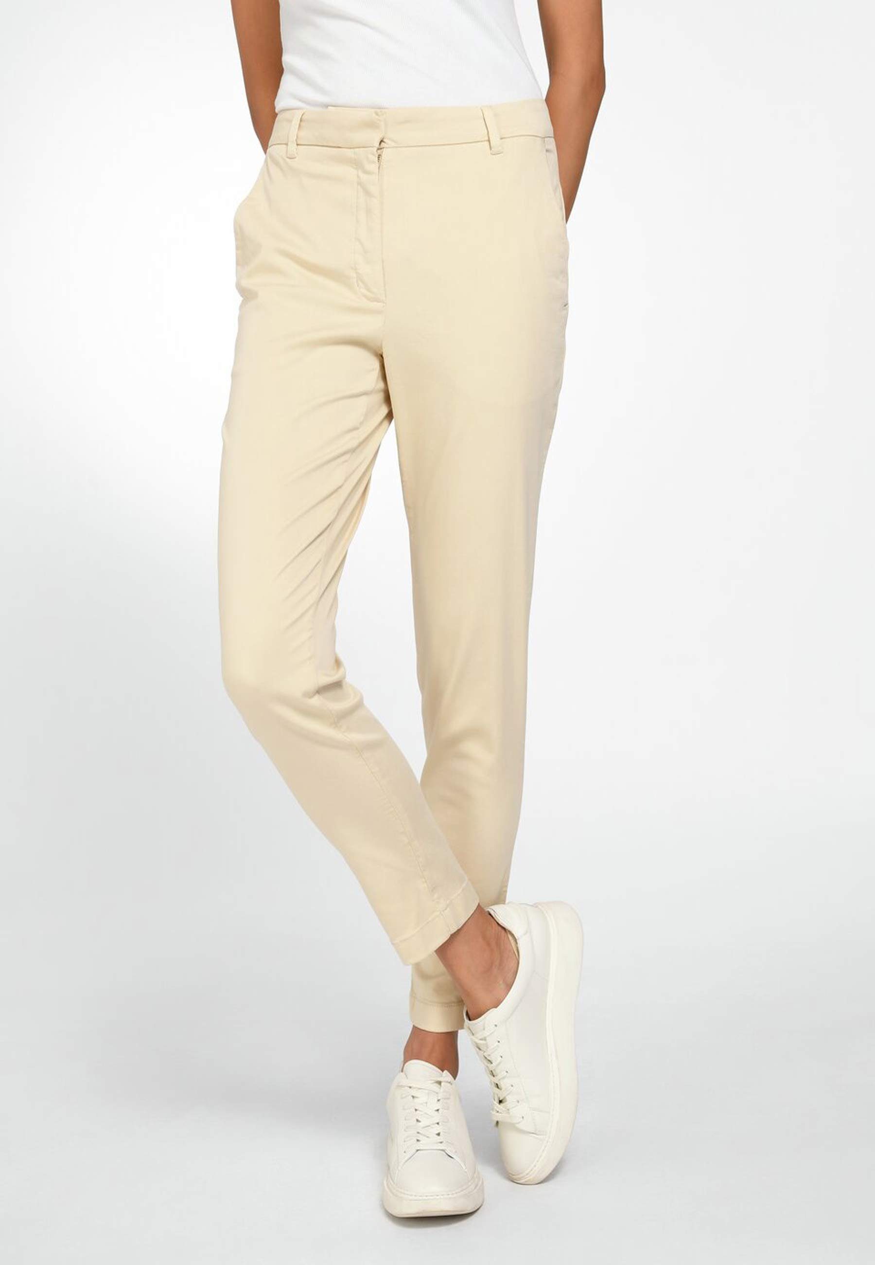 Basler Stoffhose Cotton BEIGE