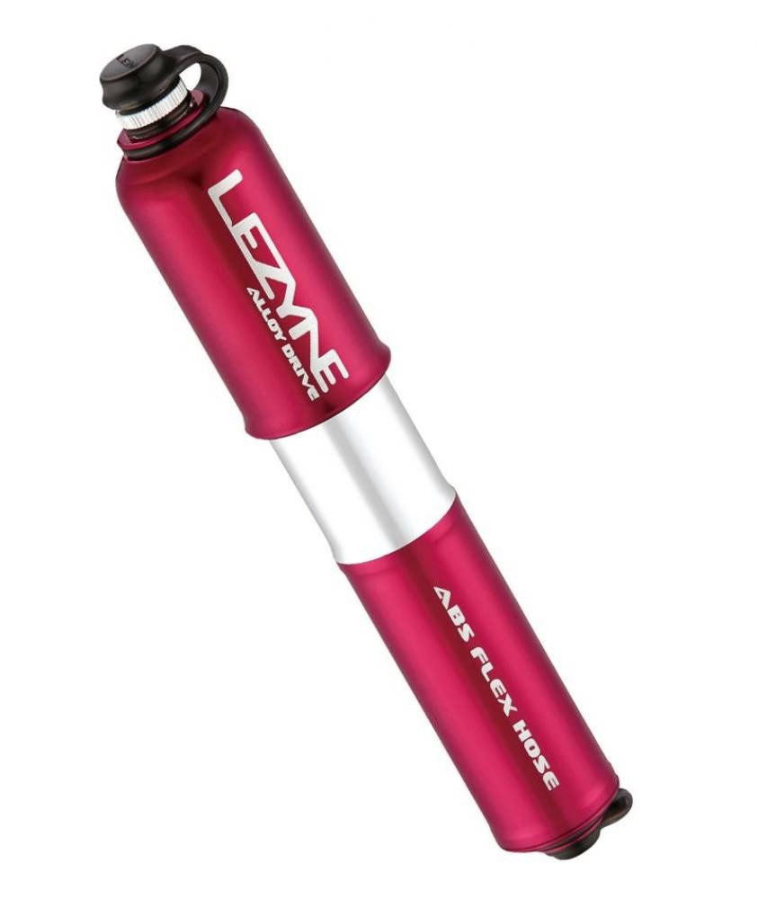 Lezyne Fahrradpumpe LEZYNE, Pumpen, High-End Minipumpe, CNC ALLOY DRIVE, rot, Aluminium, A