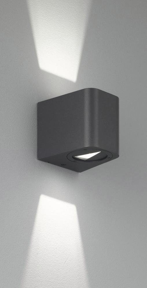 BOGOTA, Warmweiß, Leuchten UP fest DOWN and integriert, Beleuchtung Außen-Wandleuchte LED LED TRIO