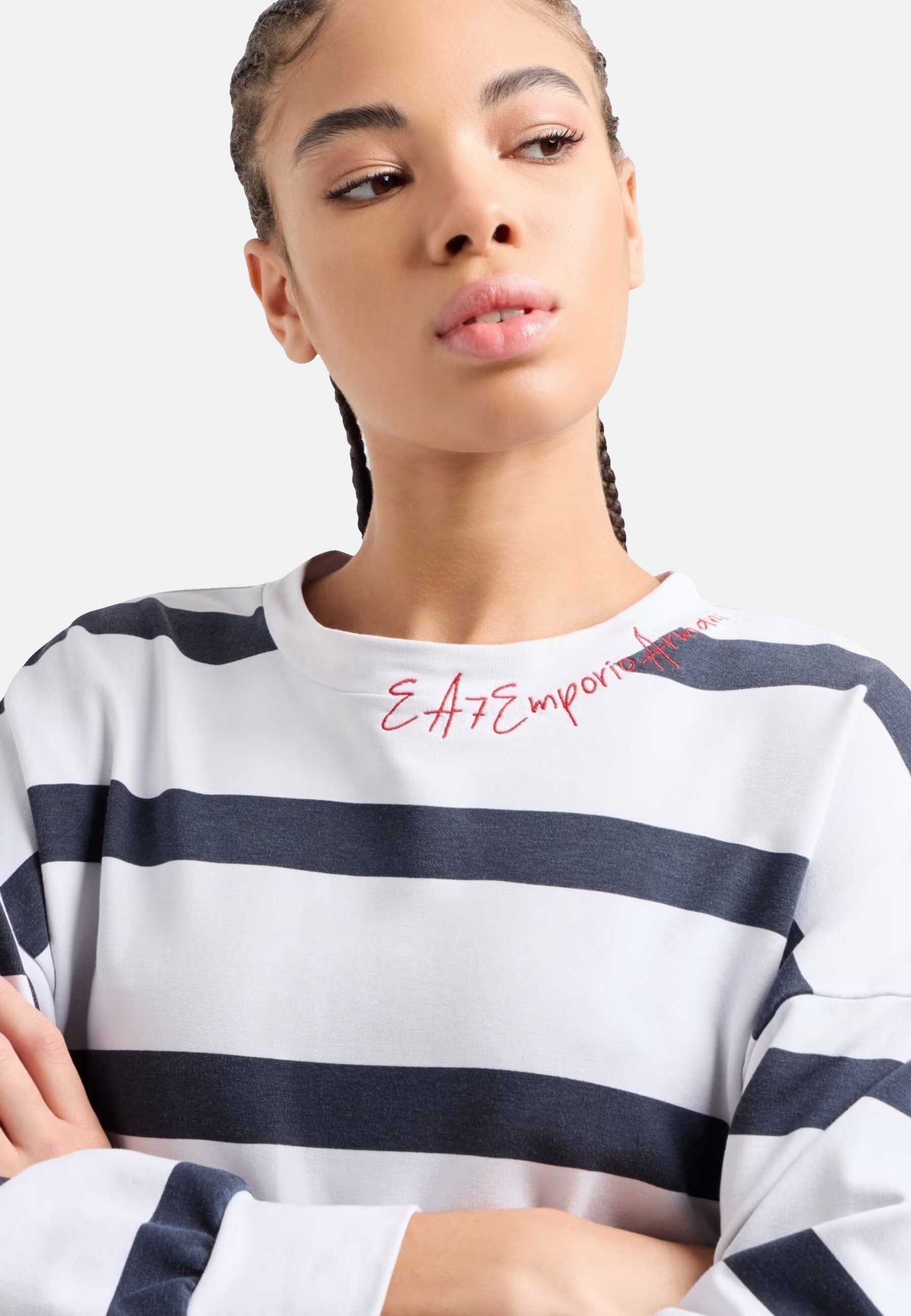 Emporio Armani Sweatshirt Sweatshirt Costa Smeralda Pullover (1-tlg)