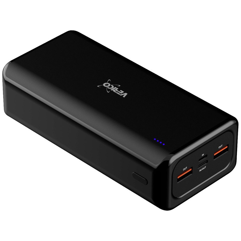 Verico Verico Power Pro PD Powerbank 30000 mAh LiPo USB-A, USB-C® Schwarz Powerbank 30000 mAh
