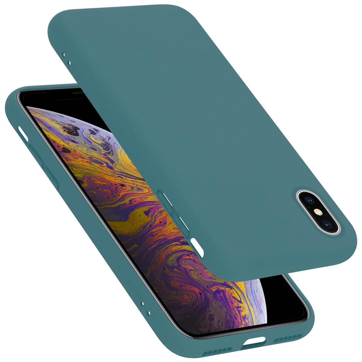 Cadorabo Handyhülle für iPhone X / XS Hülle Apple iPhone X / XS, Flexible Hülle TPU Silikon Schutzhülle Back Cover Case