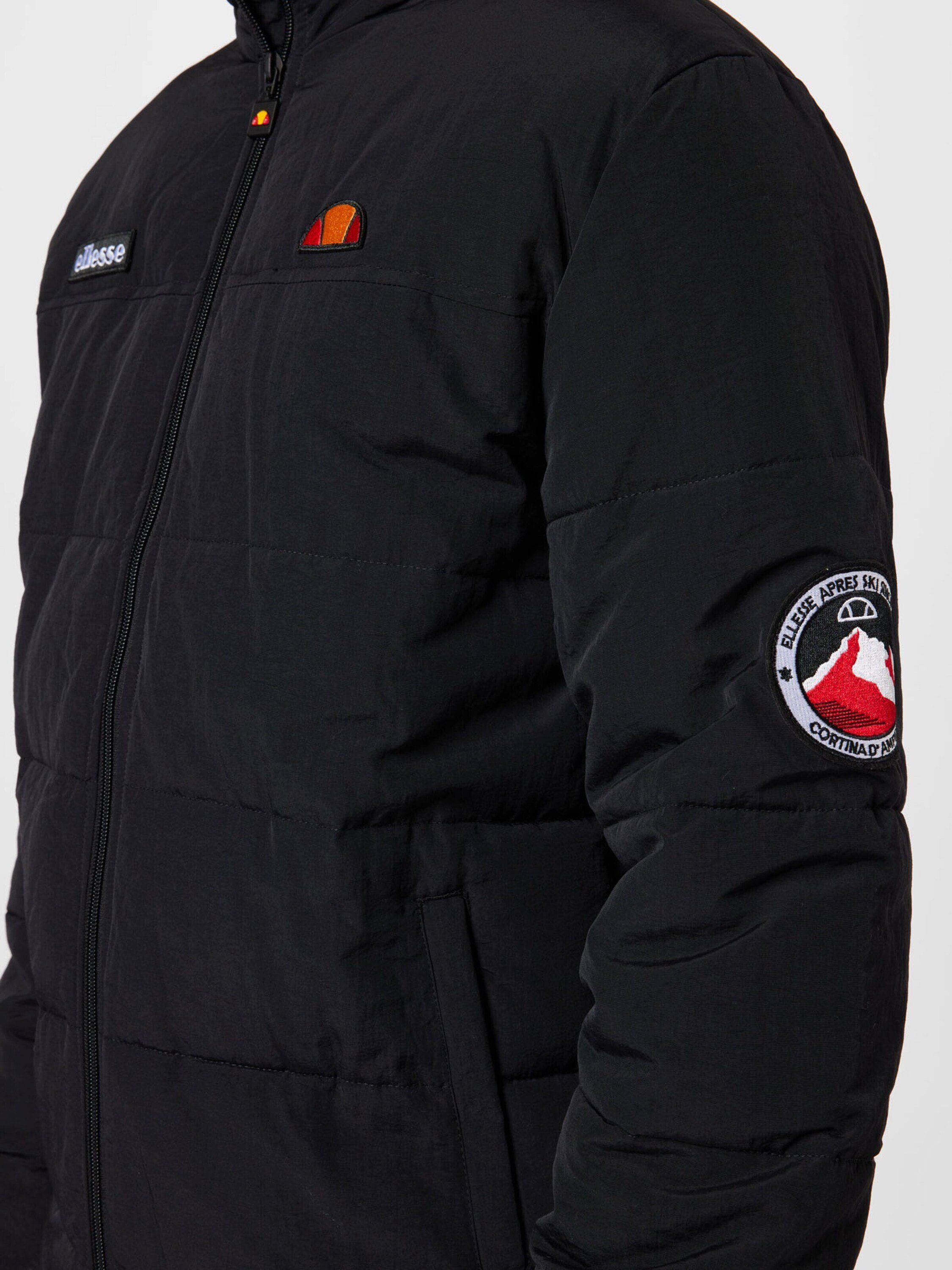 schwarz Steppjacke (1-St) Ellesse