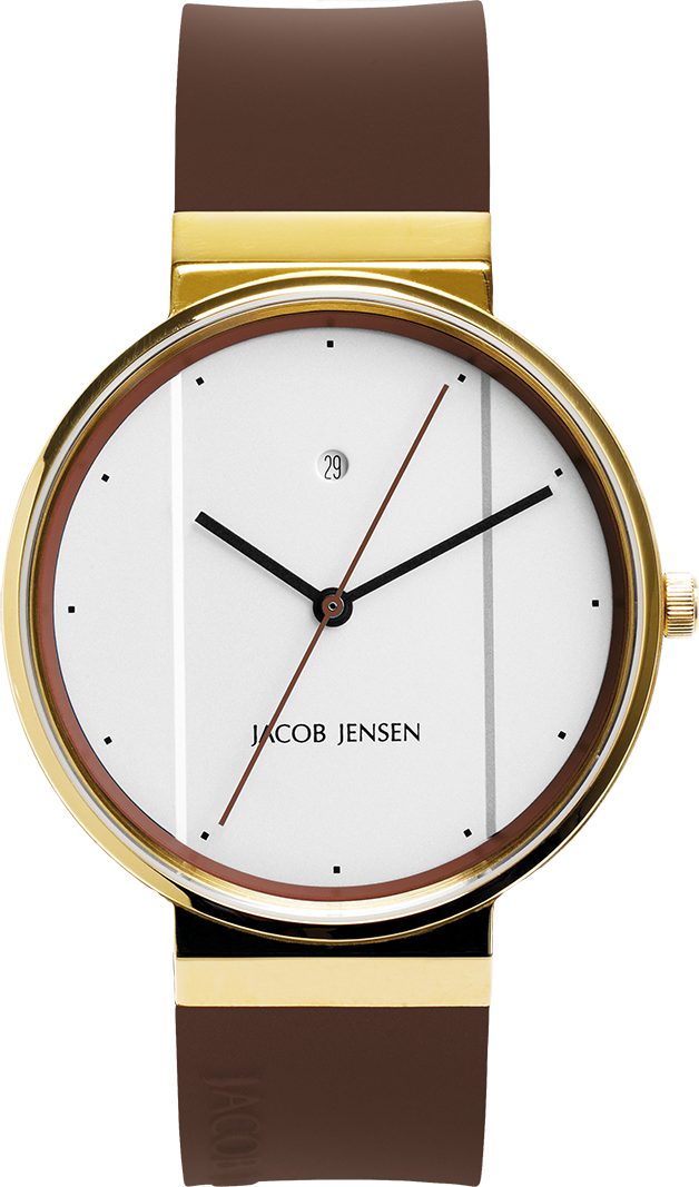 Jacob Jensen Quarzuhr New Line 778, Armbanduhr, Herrenuhr, analog, Tag