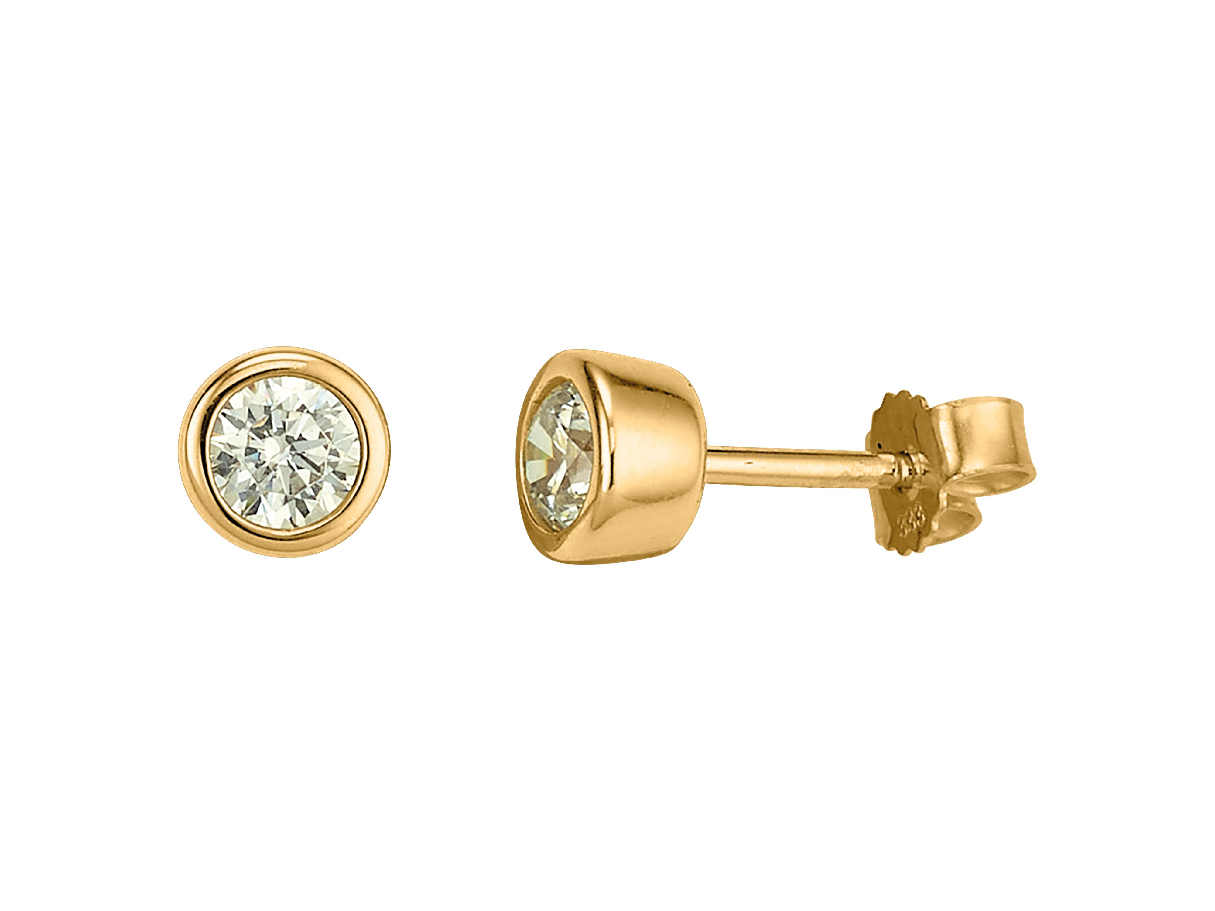 Paar Ohrstecker Schmuck Geschenk Gold 333 Ohrschmuck Ohrringe Solitär