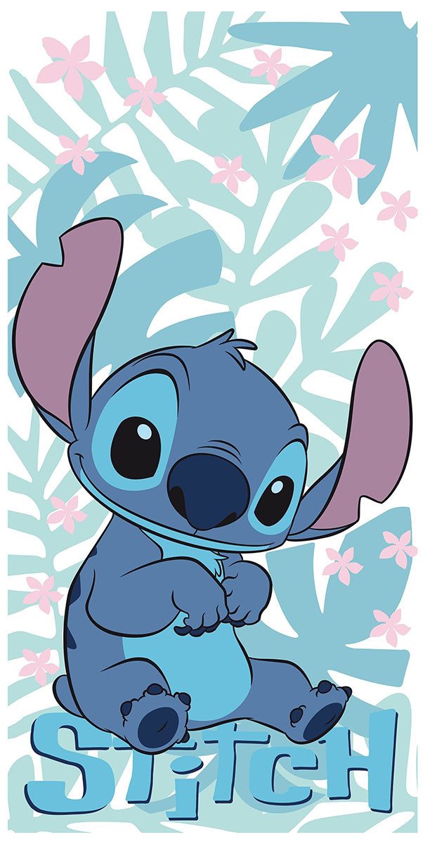 Disney Strandtücher Disney Handtuch Lilo & Stitch Alien Badetuch 70x140 cm 100% Baumwolle, Frottee