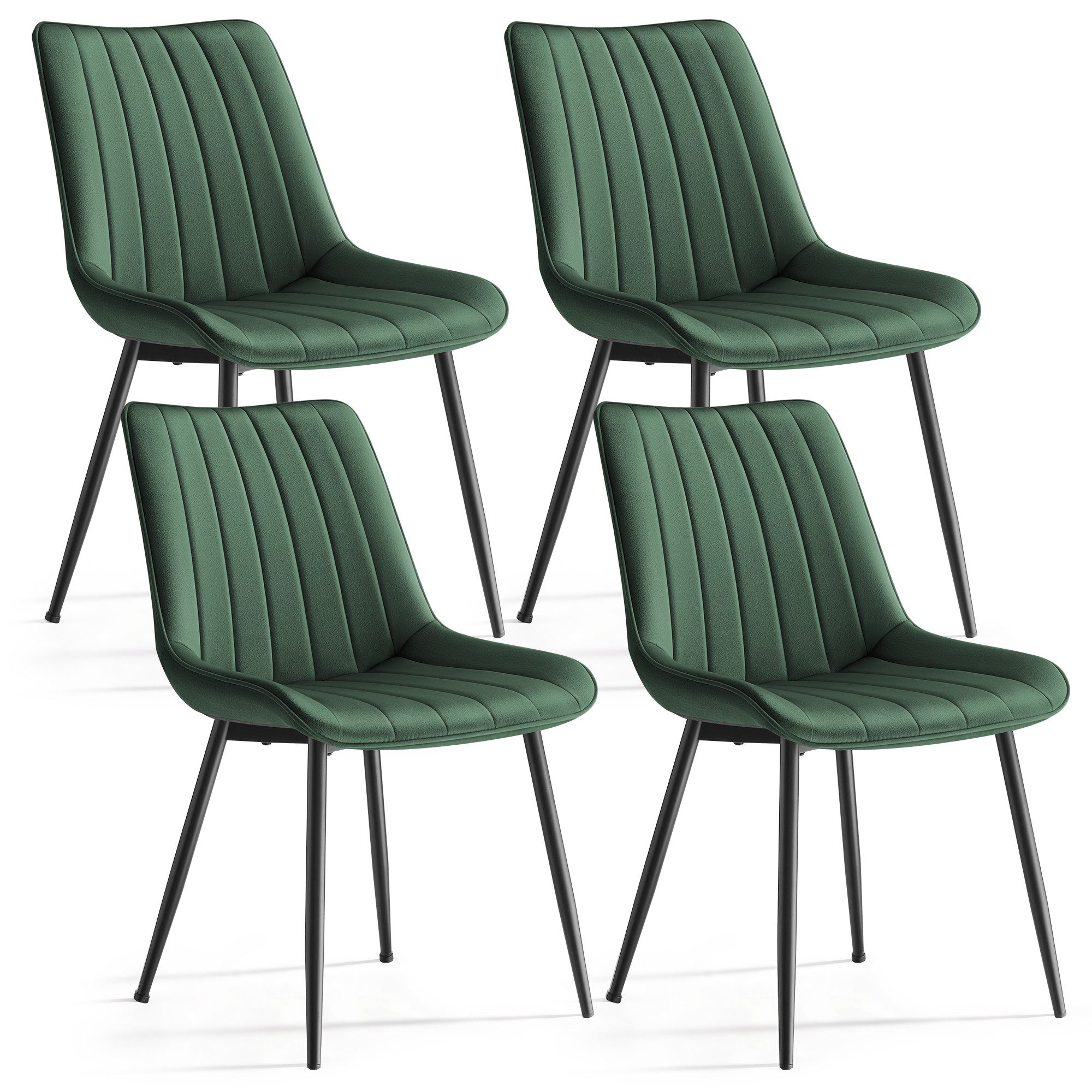 SONGMICS Esszimmerstuhl Stuhlset – Polsterstühle, Moderner günstig online kaufen