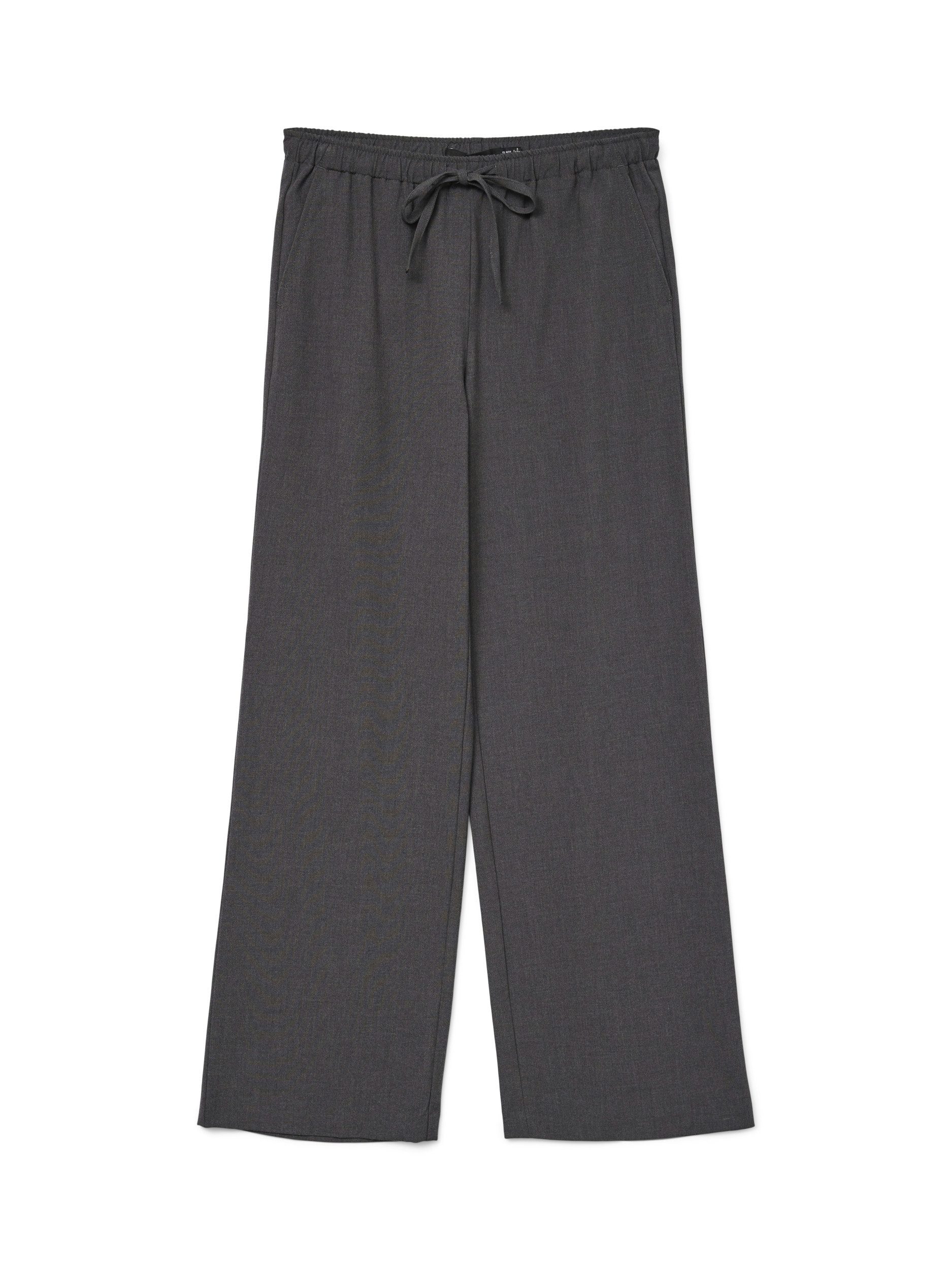 VERO MODA Vmkananda Lw Wide Pl Pant Noos, grape leaf, L / 34L