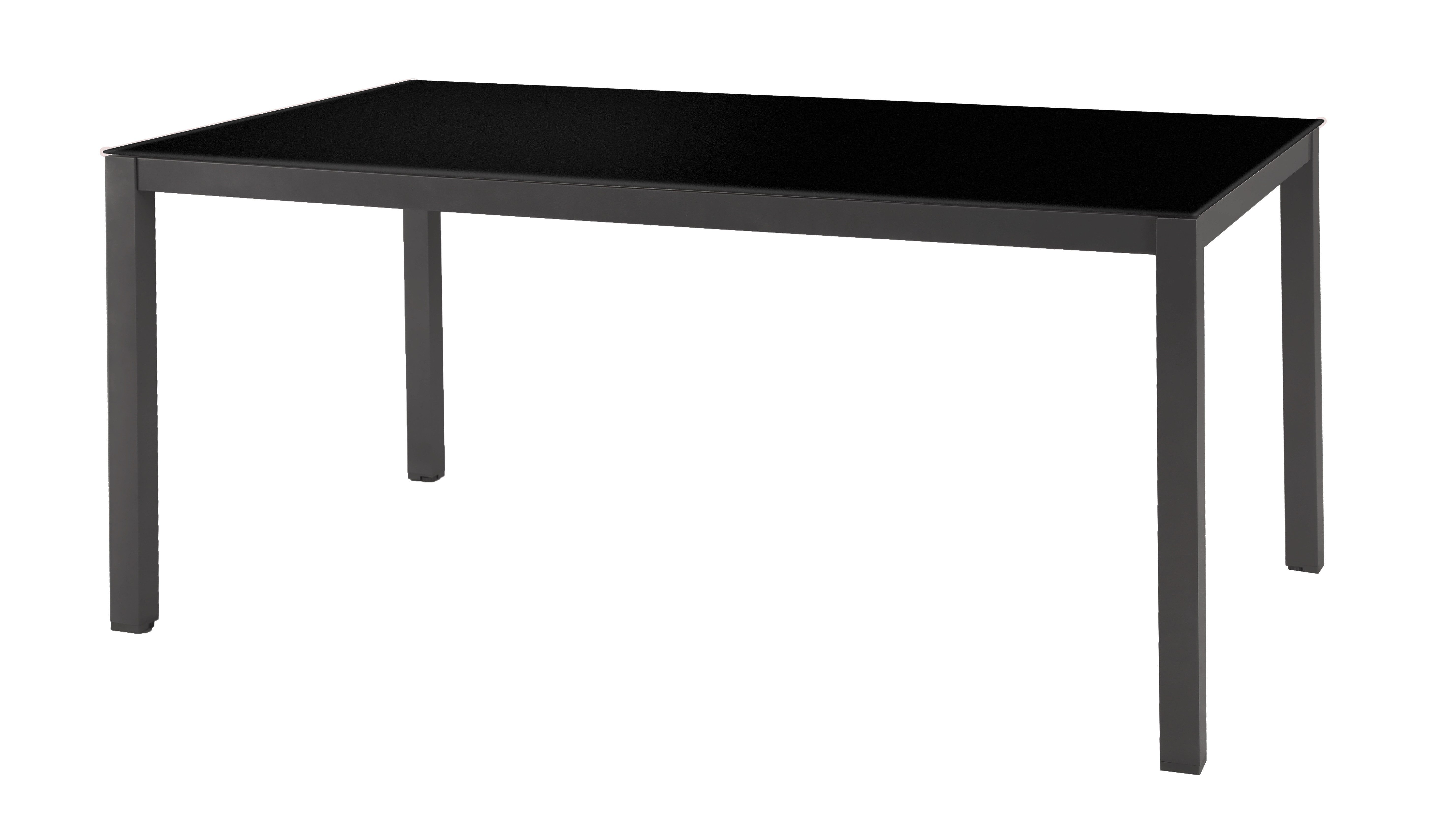 Bel-Sol Gartentisch Milan Esstisch 160x90 cm (Aluminium, 1 Tisch), kratzfes günstig online kaufen