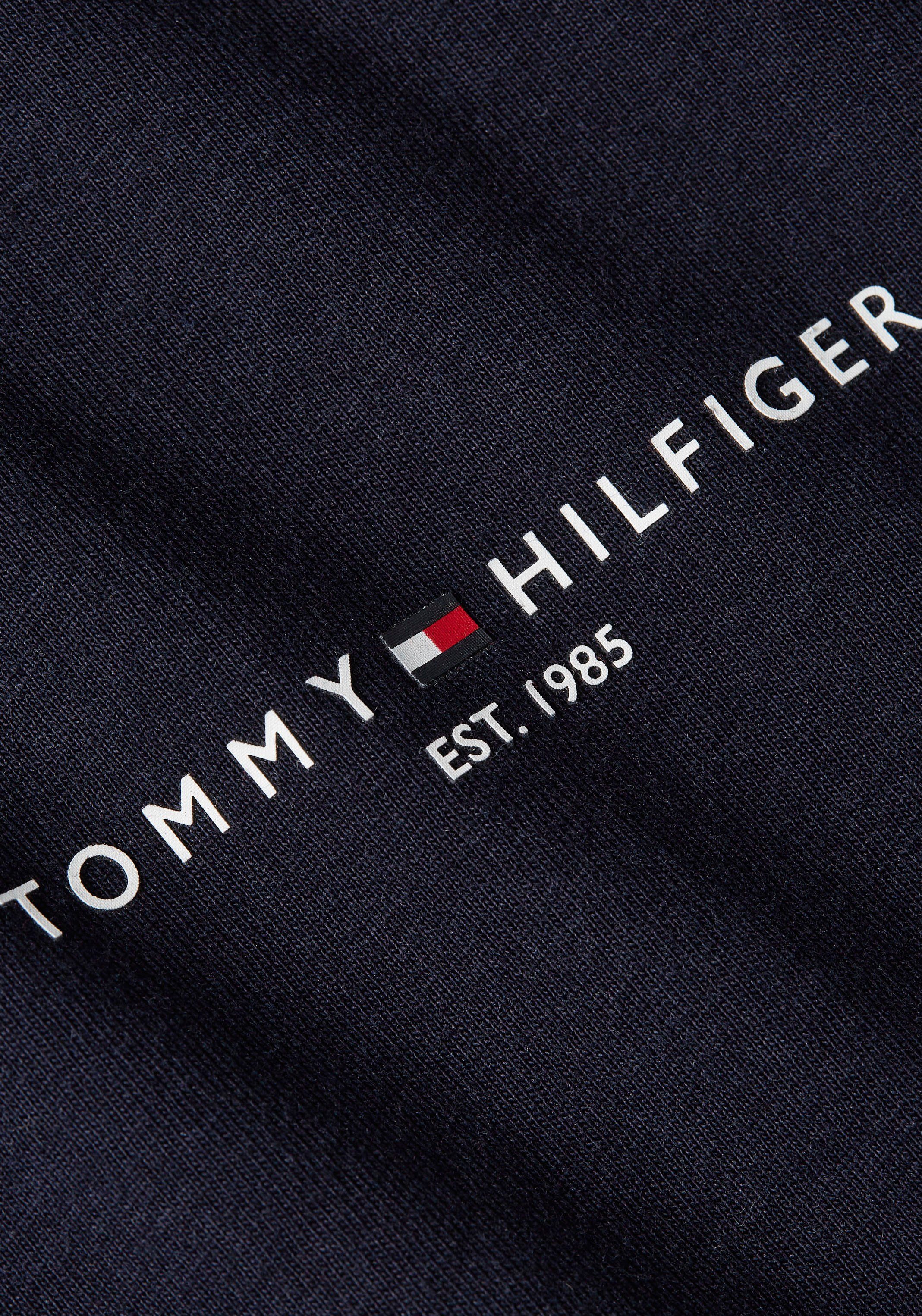 Tommy Hilfiger GLOBAL Ärmeln mit beiden TEE Streifen STRIPE TH-Farben Sky Desert Rundhalsshirt in an PREP
