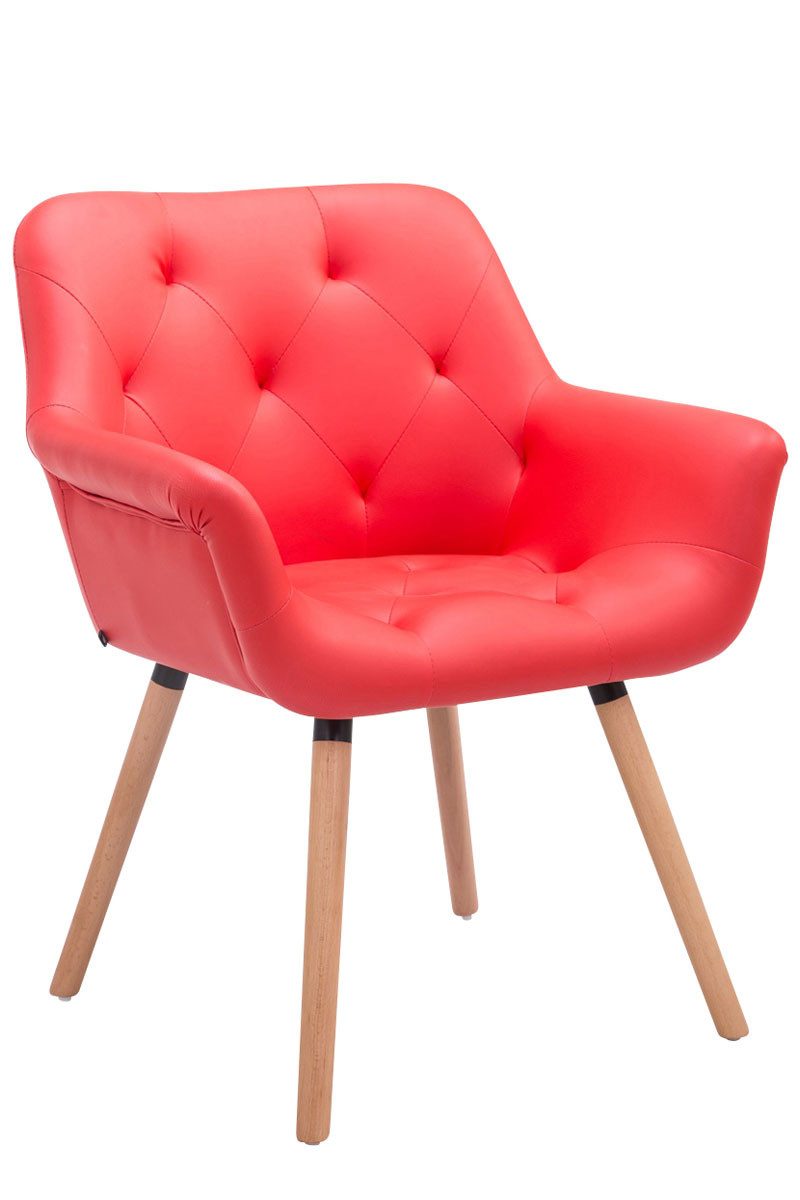 furnicato Besucherstuhl Cassidy 67x56x83 cm Rot (1 St)