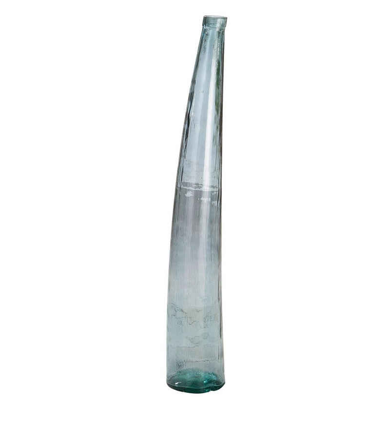 GILDE Dekovase GILDE Vase Corno - blau - H. 120cm x D. 20cm